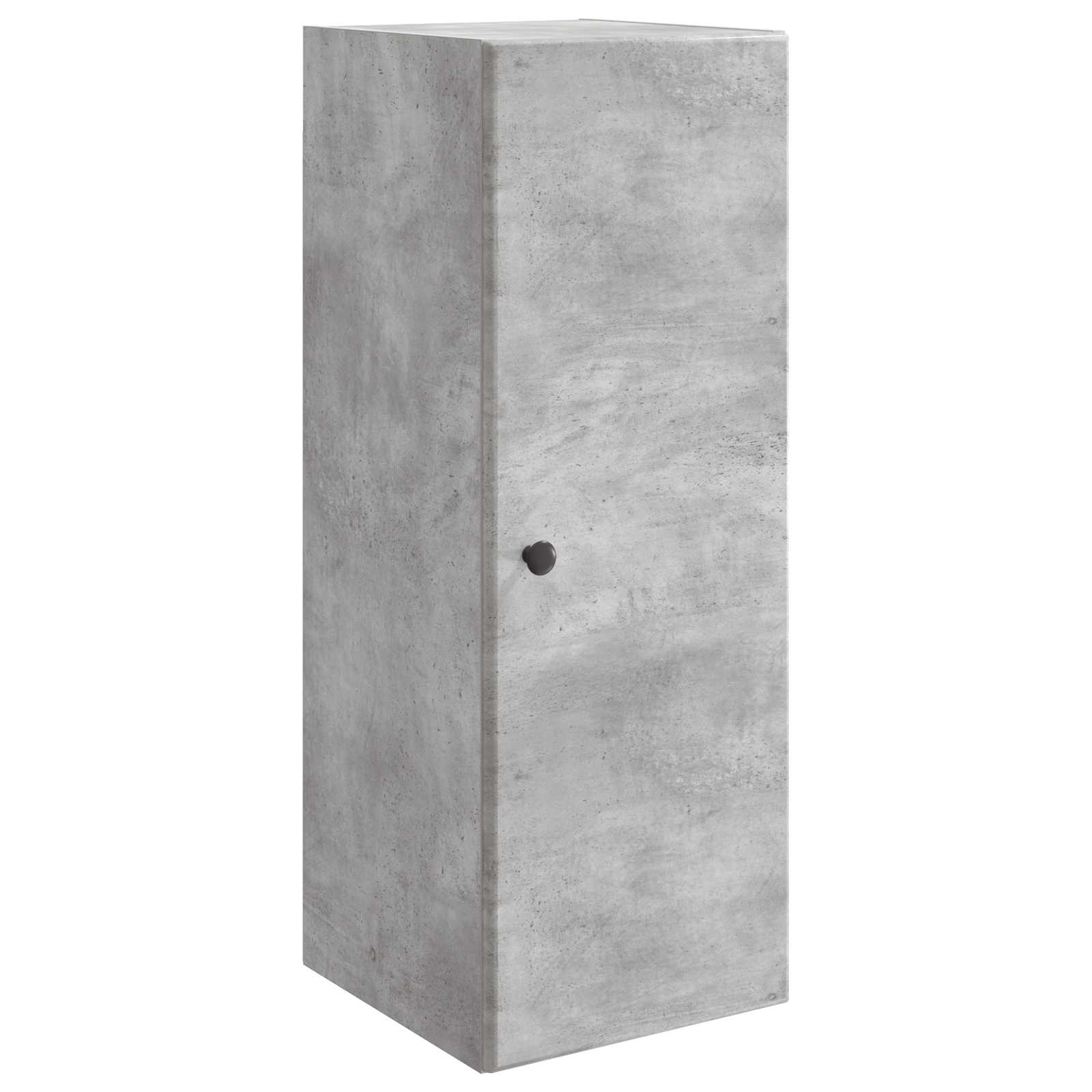 Wandkast Betongrijs 33 x 34,5 x 90 cm Bewerkt hout – afbeelding 2