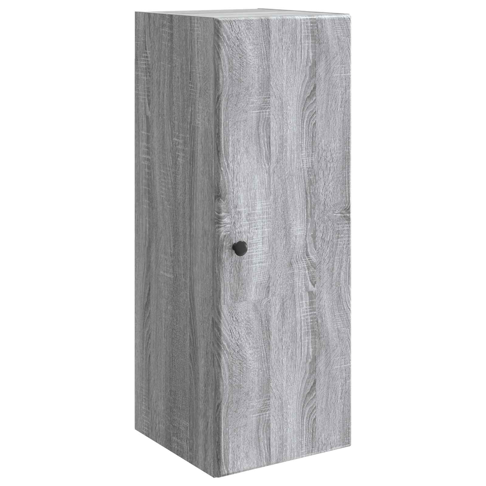 Wandkast Grijs Sonoma 33 x 34,5 x 90 cm Bewerkt hout – afbeelding 2