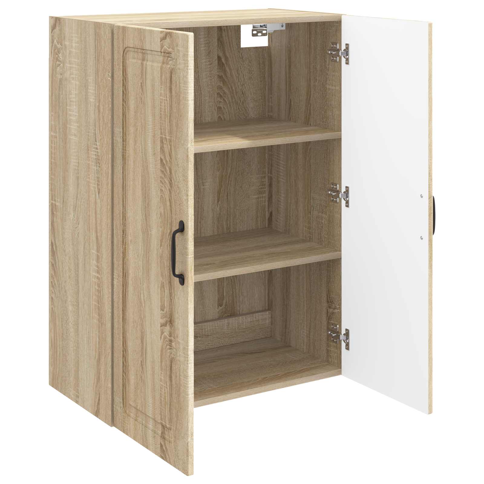 Wandkast Sonoma Eiken 66 x 34,5 x 90 cm Bewerkt hout – afbeelding 3