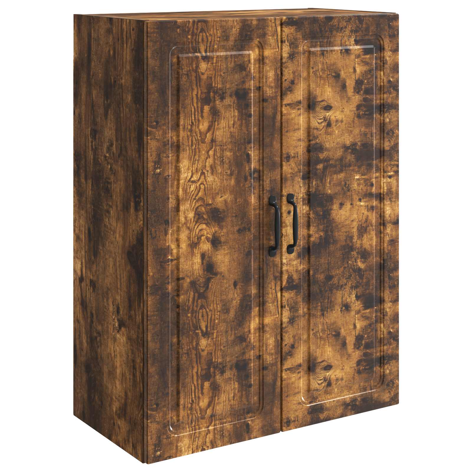 Wandkast Gerookt eiken 66 x 34,5 x 90 cm Bewerkt hout – afbeelding 2