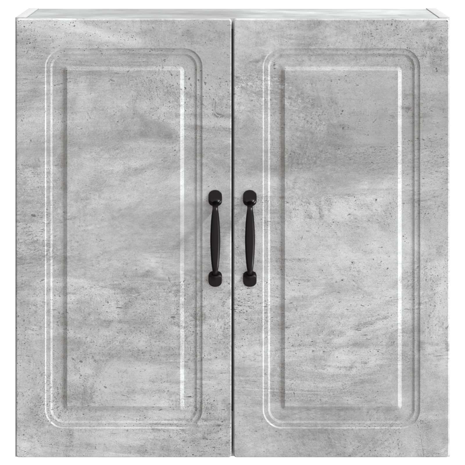Wandkast Betongrijs 59 x 31 x 60 cm Bewerkt hout – afbeelding 4