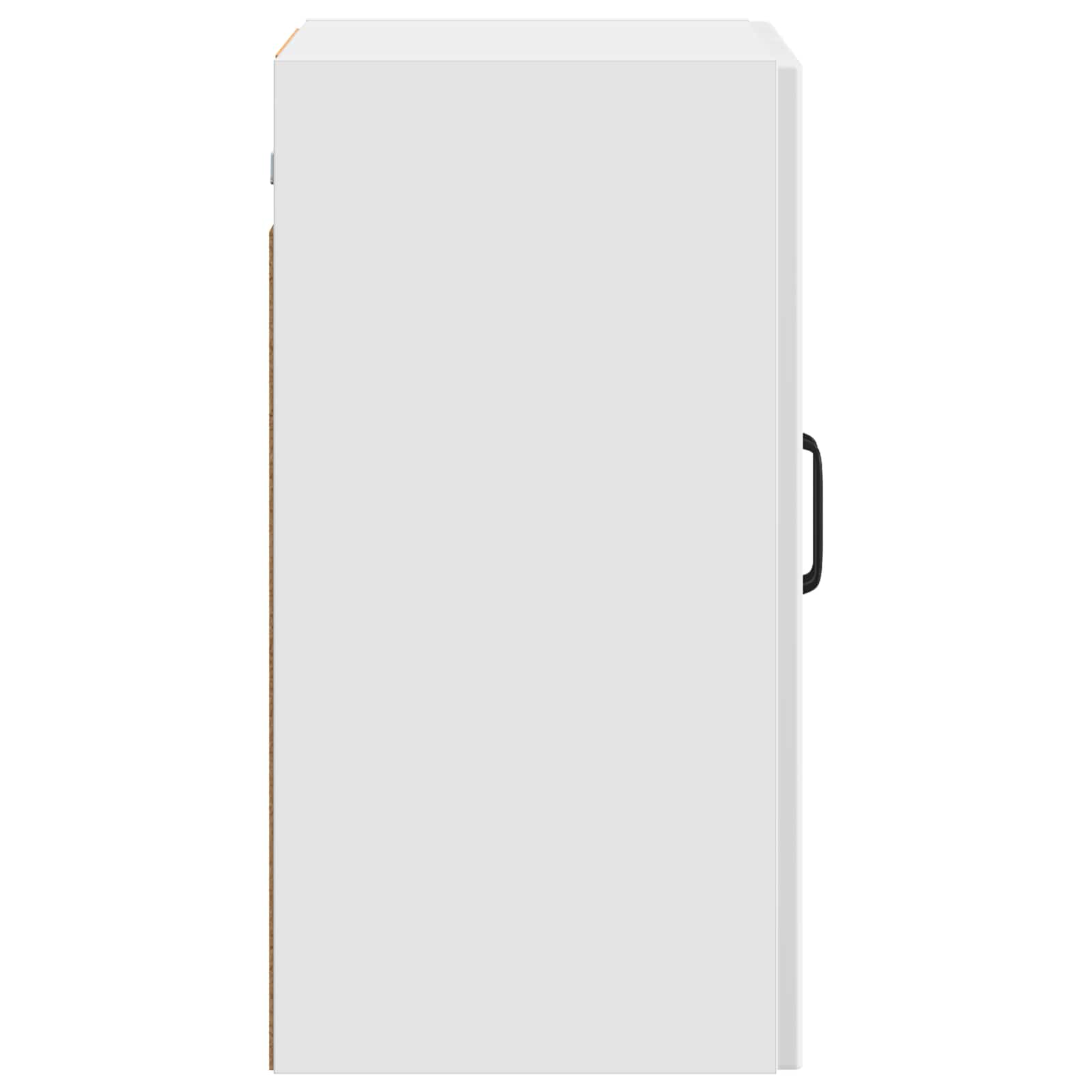 Wandkast Hoogglans Wit 59 x 31 x 60 cm Bewerkt hout – afbeelding 5