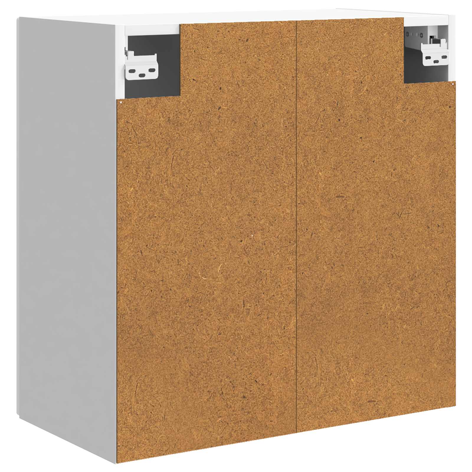 Wandkast Hoogglans Wit 59 x 31 x 60 cm Bewerkt hout – afbeelding 6