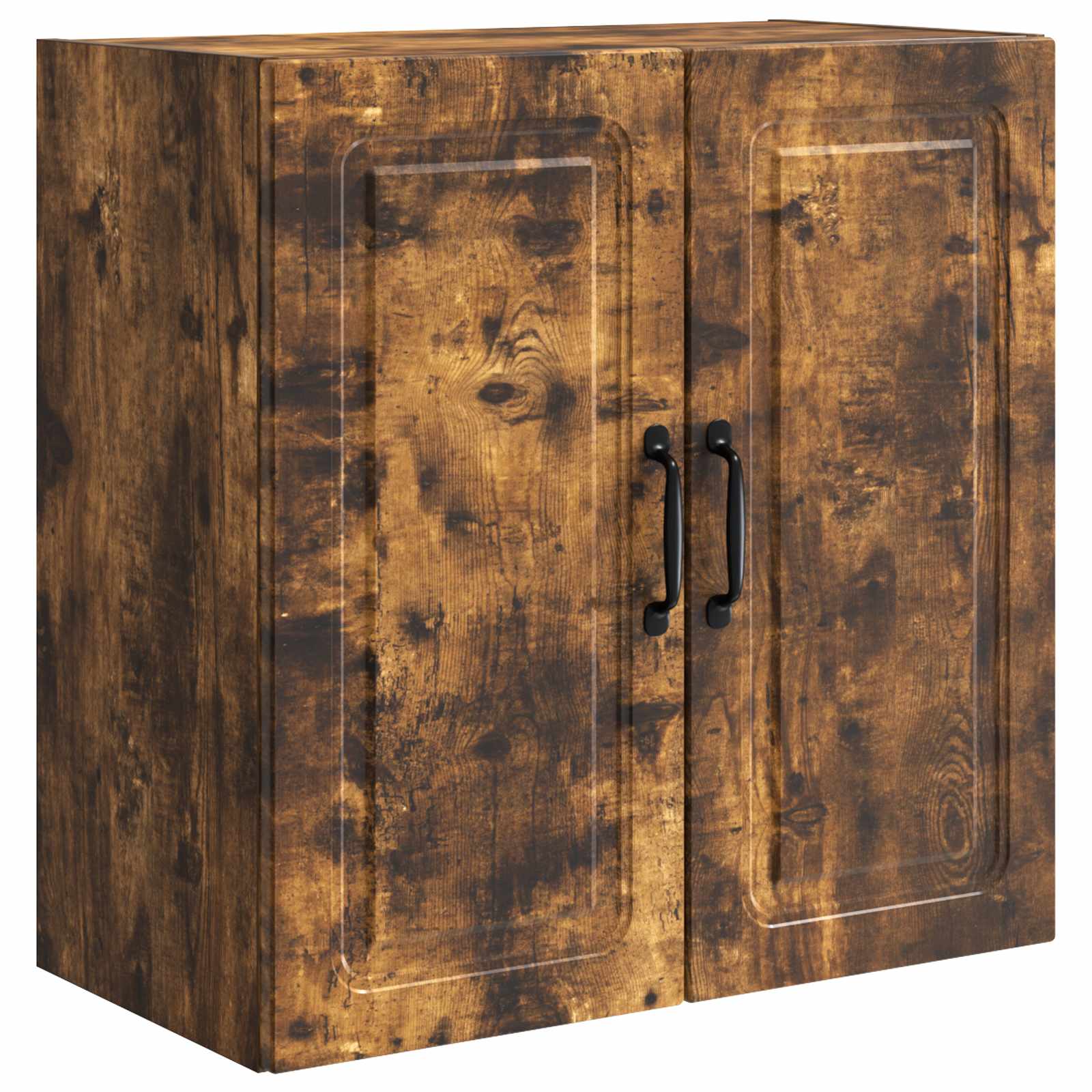 Wandkast Gerookt eiken 59 x 31 x 60 cm Bewerkt hout – afbeelding 2