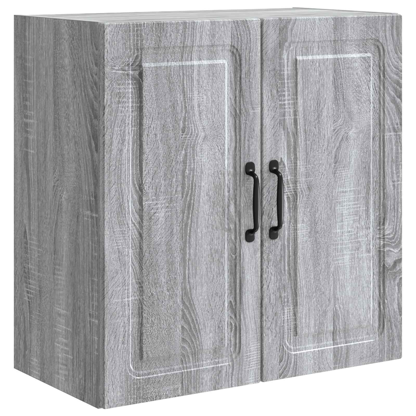 Wandkast Grijs Sonoma 59 x 31 x 60 cm Bewerkt hout – afbeelding 2