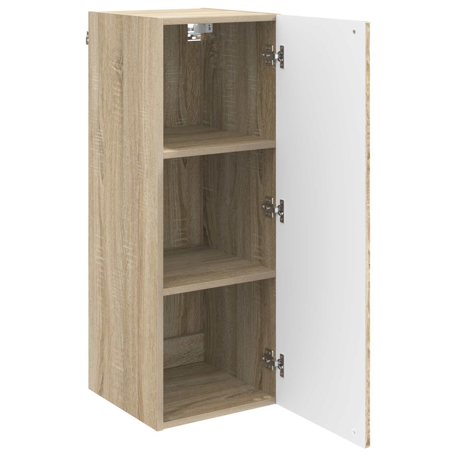Wandkast Sonoma Eiken 33 x 34,5 x 90 cm Bewerkt hout – afbeelding 3