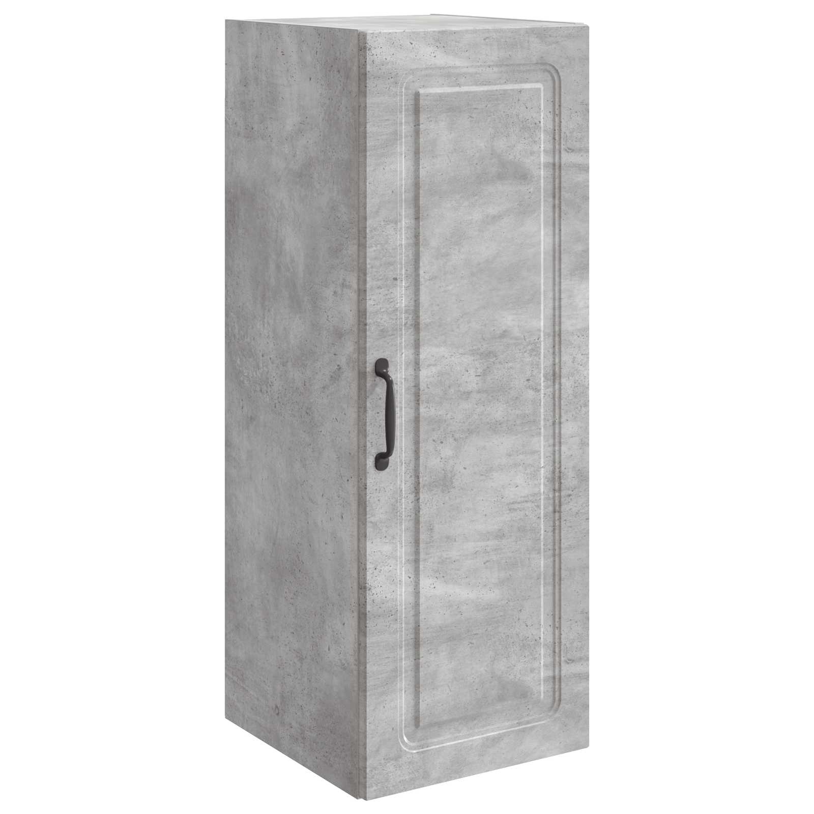 Wandkast Betongrijs 33 x 34,5 x 90 cm Bewerkt hout – afbeelding 2