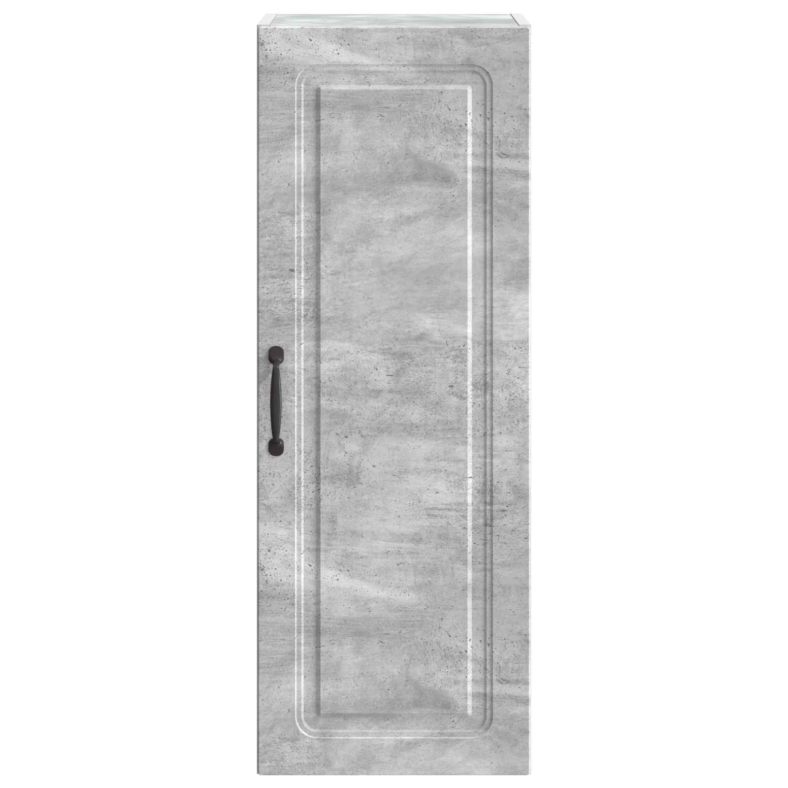 Wandkast Betongrijs 33 x 34,5 x 90 cm Bewerkt hout – afbeelding 4