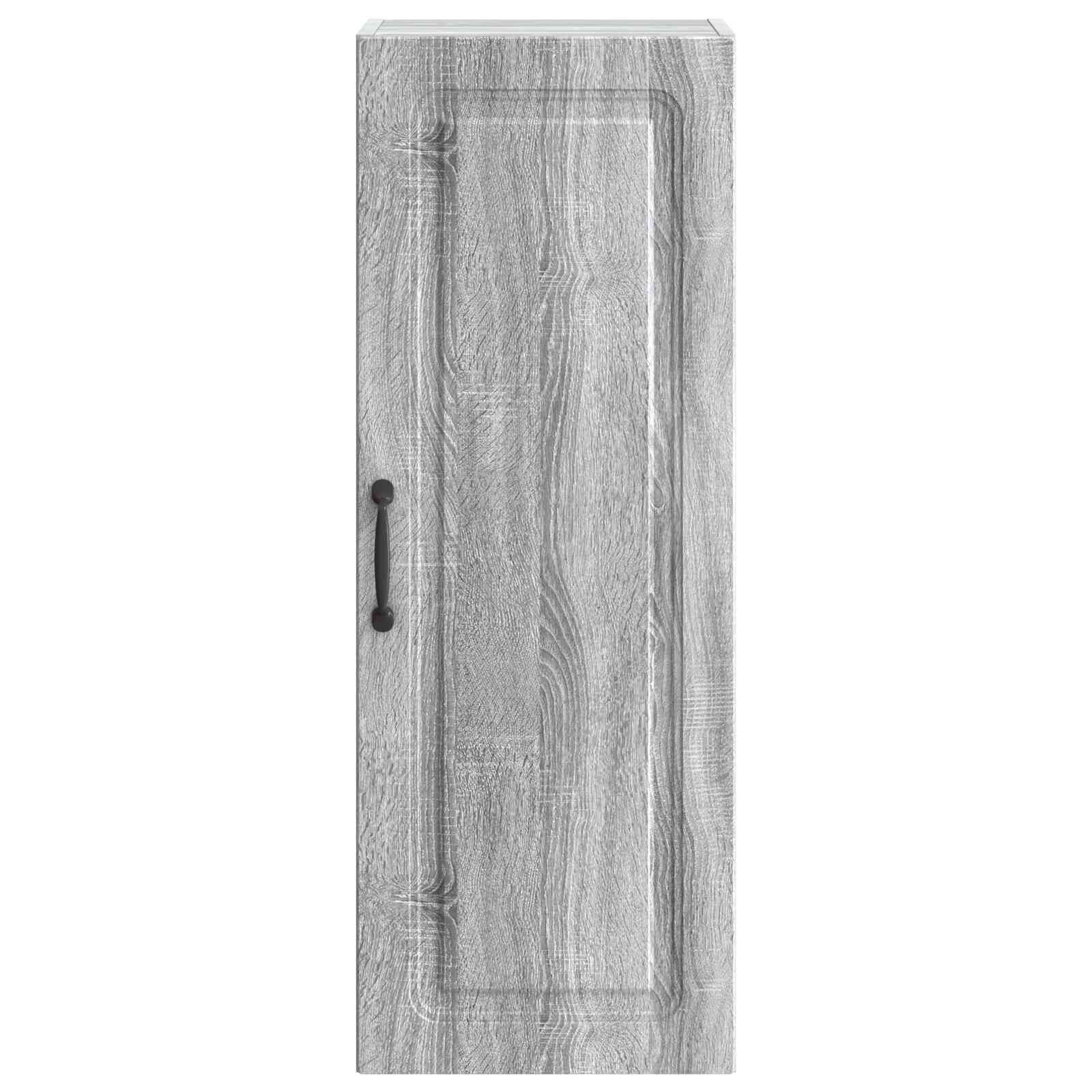 Wandkast Grijs Sonoma 33 x 34,5 x 90 cm Bewerkt hout – afbeelding 4