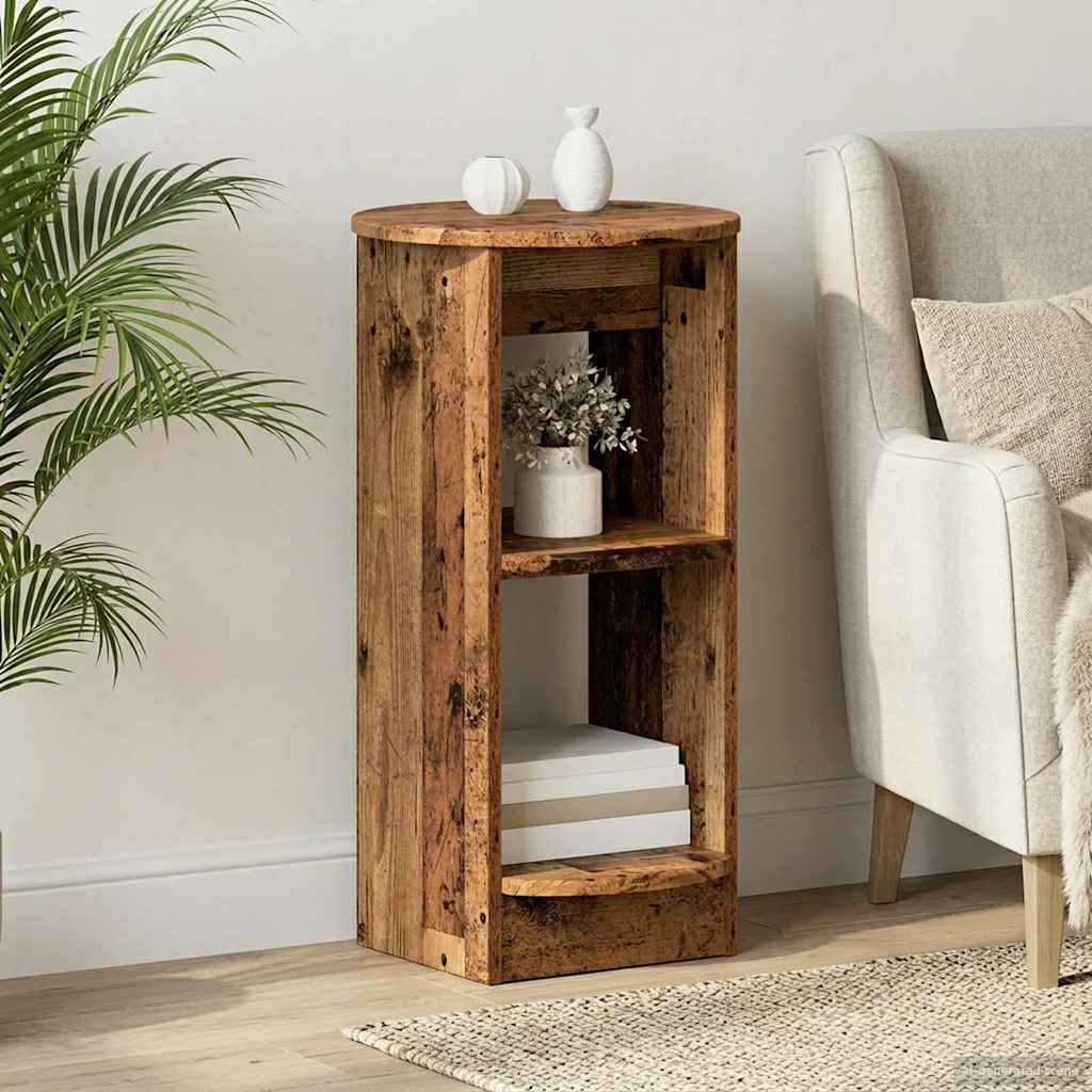 Bijzetkast Oudhout 40 x 40 x 75 cm Geconstrueerd hout