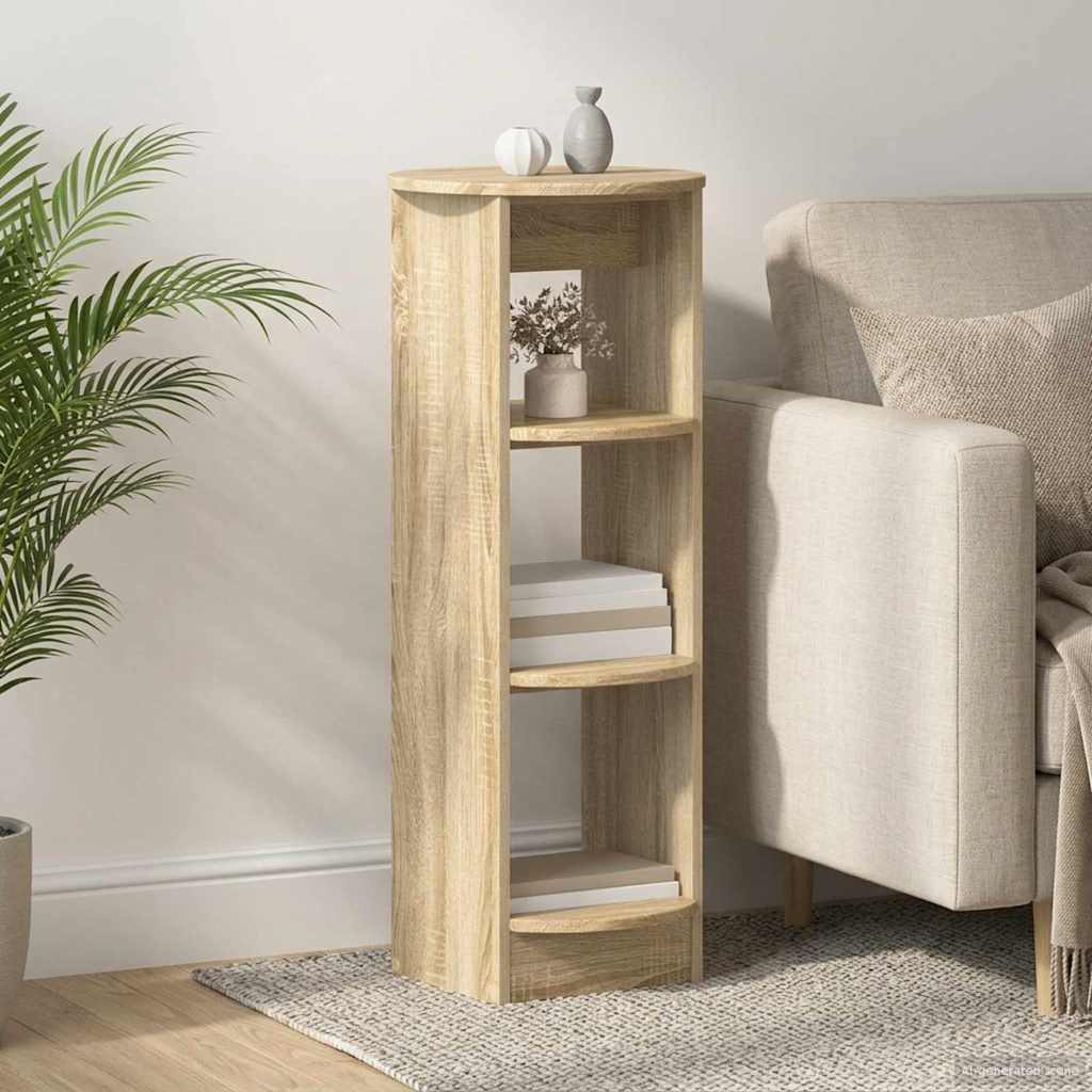 Bijzetkast Sonoma Eiken 40 x 40 x 100 cm Geconstrueerd hout