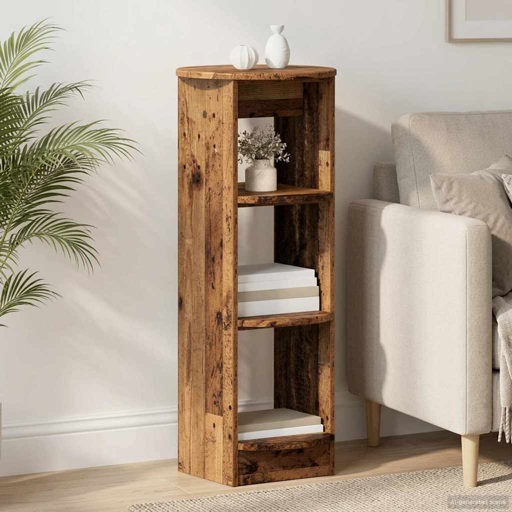 Bijzetkast Oudhout 40 x 40 x 100 cm Geconstrueerd hout