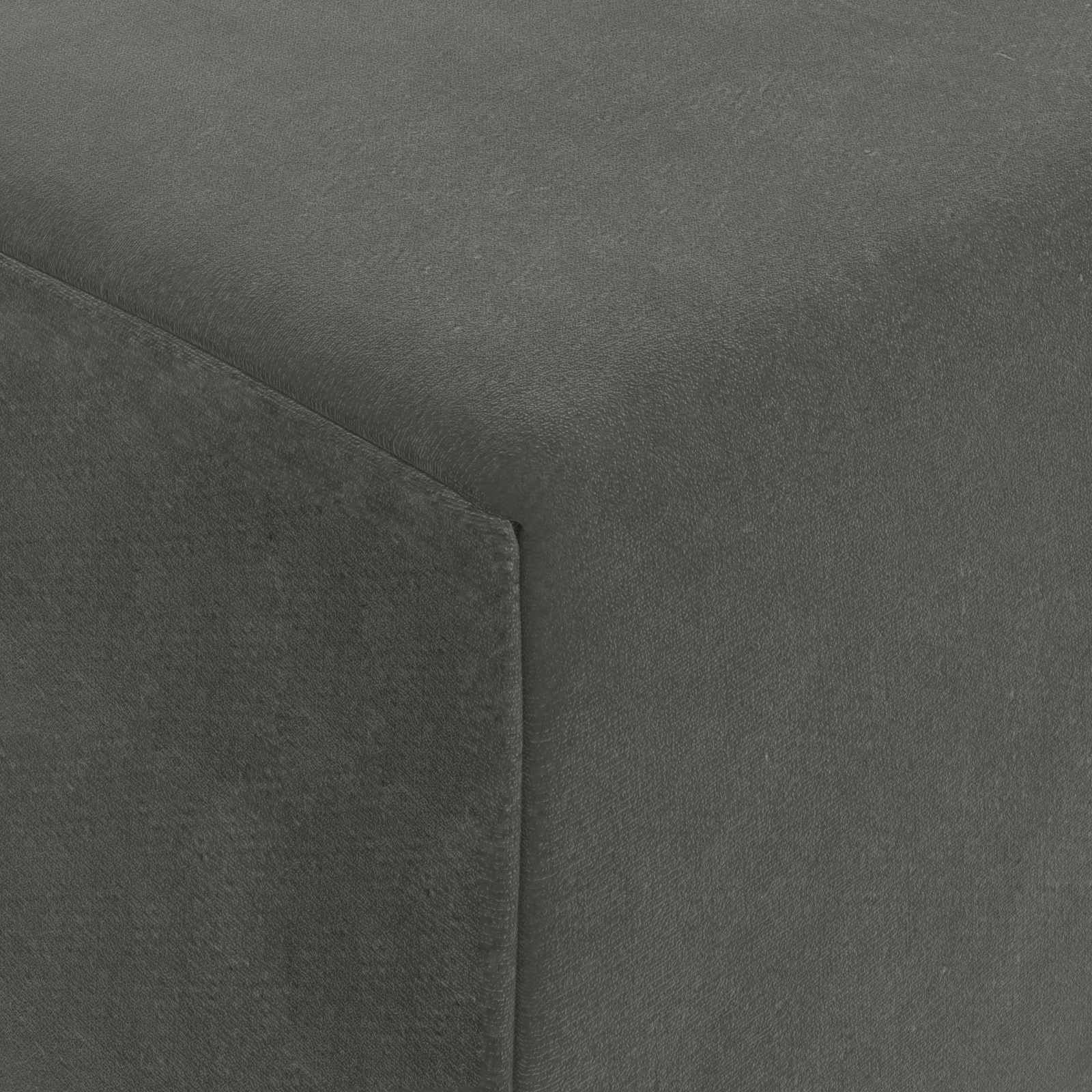 Vouwbare Bankbed Donkergrijs 200 x 70 x 15 cm Fluweel – afbeelding 7