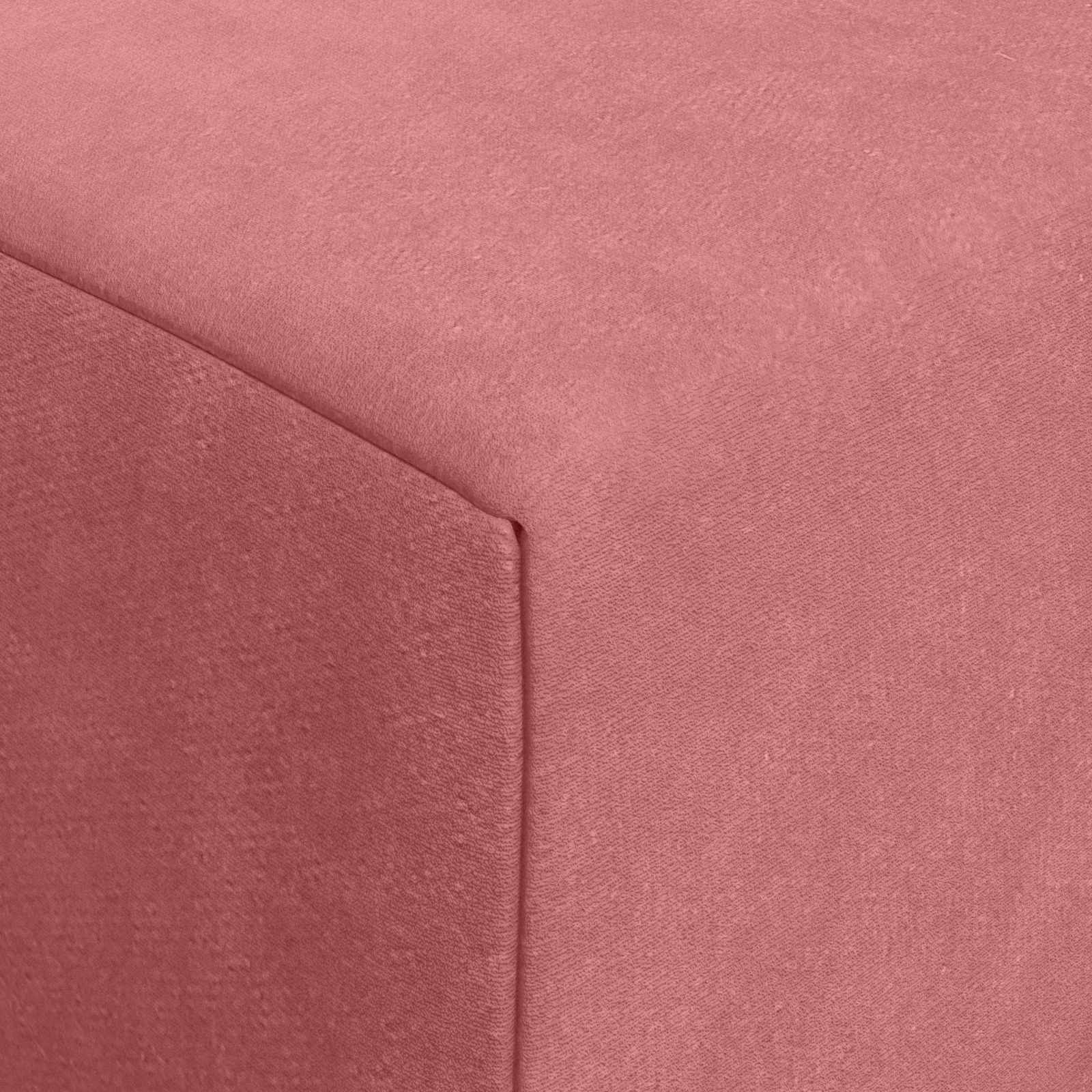 Vouwbare Bankbed Roze 200 x 70 x 15 cm Fluweel – afbeelding 7