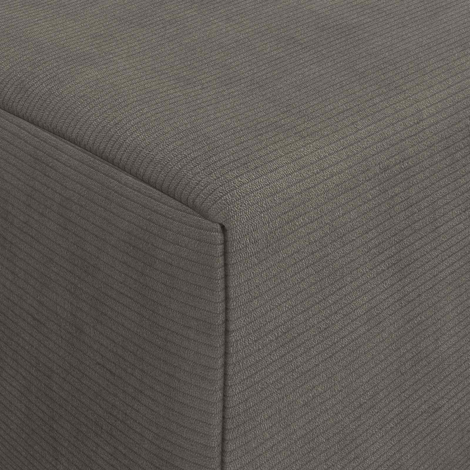 Vouwbare Bankbed Lichtgrijs 200 x 70 x 15 cm Katoen Stof – afbeelding 7