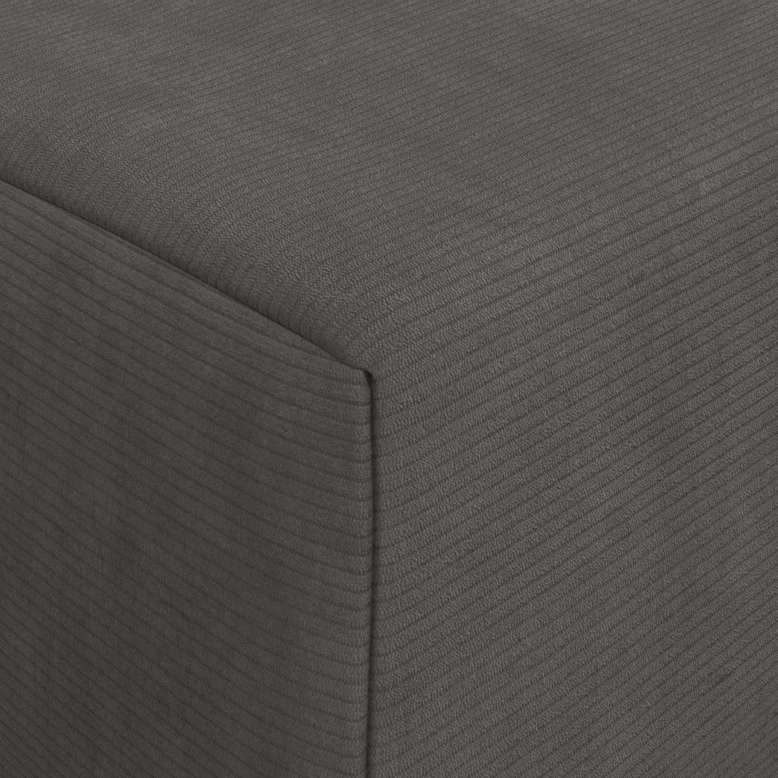 Vouwbare Bankbed Donkergrijs 200 x 70 x 15 cm Katoen Stof – afbeelding 7
