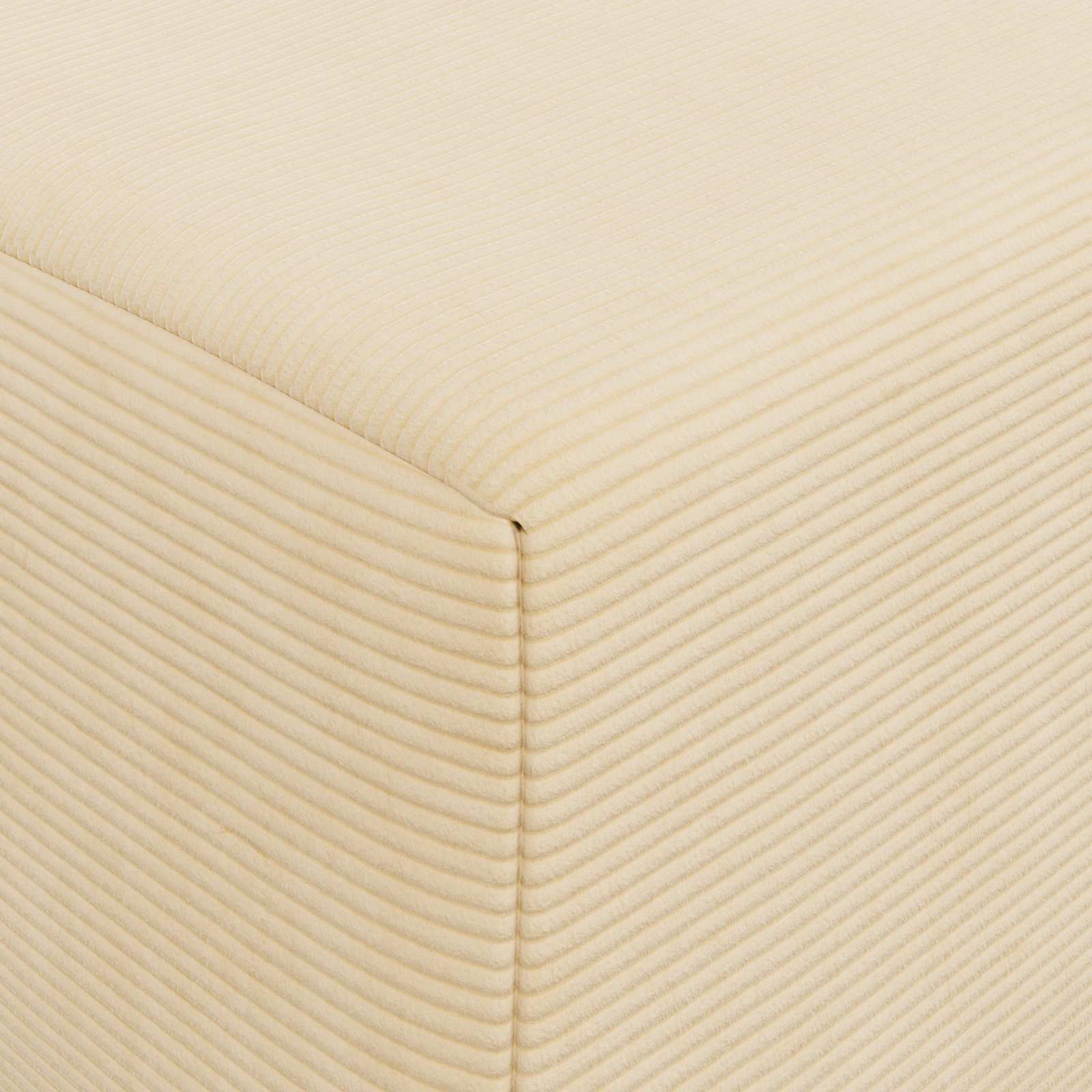 Vouwbare Bankbed Crèmekleurig 200 x 70 x 15 cm Katoen Stof – afbeelding 7