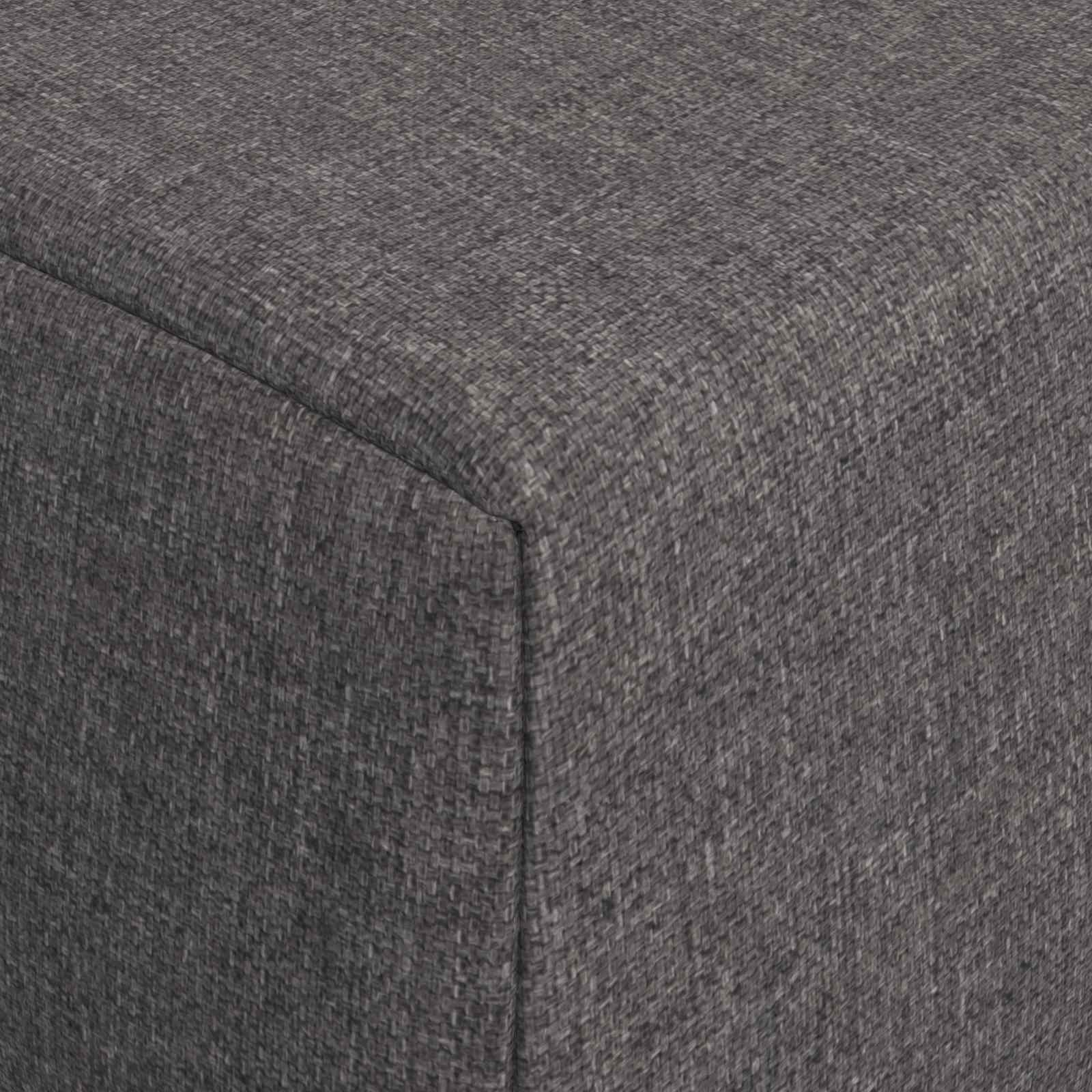 Vouwbare Bankbed Lichtgrijs 200 x 70 x 10 cm Stof – afbeelding 7