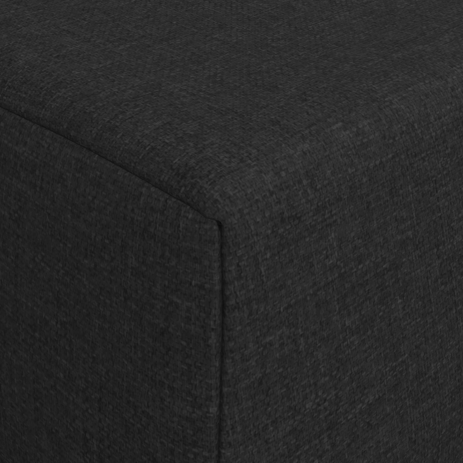 Vouwbare Bankbed Zwart 200 x 70 x 10 cm Stof – afbeelding 6
