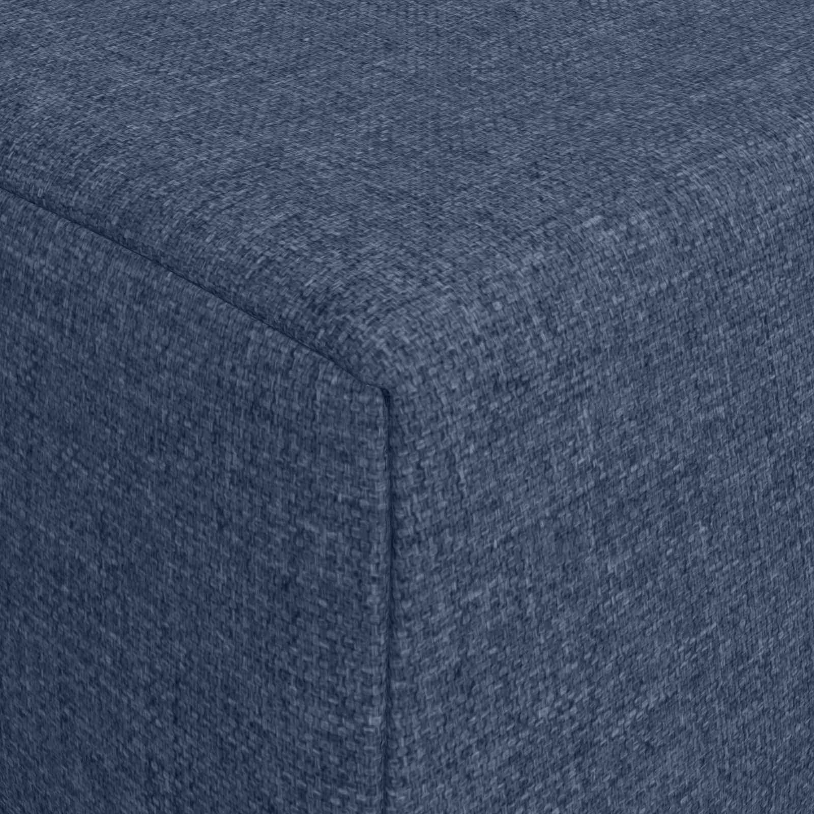 Vouwbare Bankbed Blauw 200 x 70 x 10 cm Stof – afbeelding 6