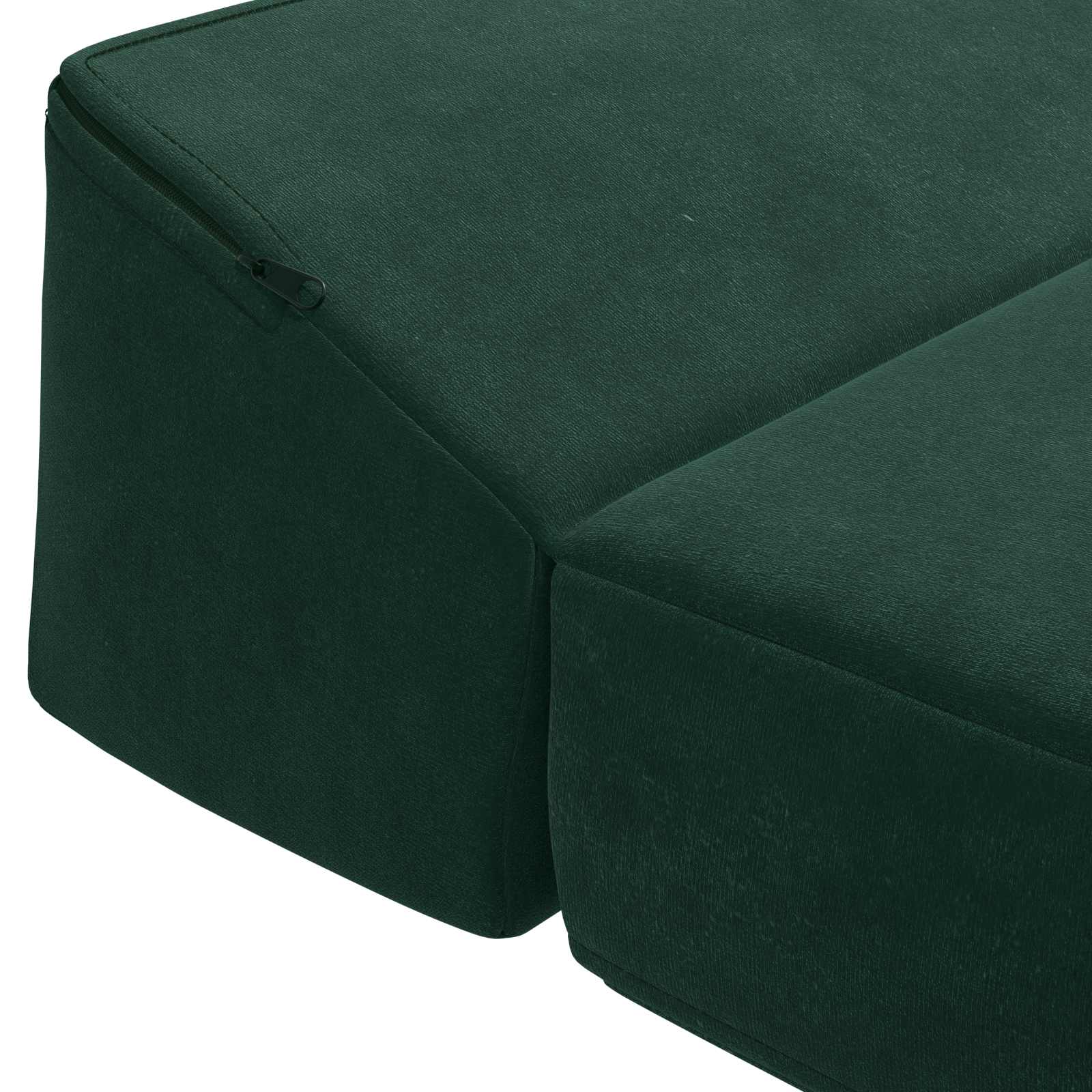 Vouwbare Bankbed Donkergroen 200 x 70 x 10 cm Fluweel – afbeelding 5