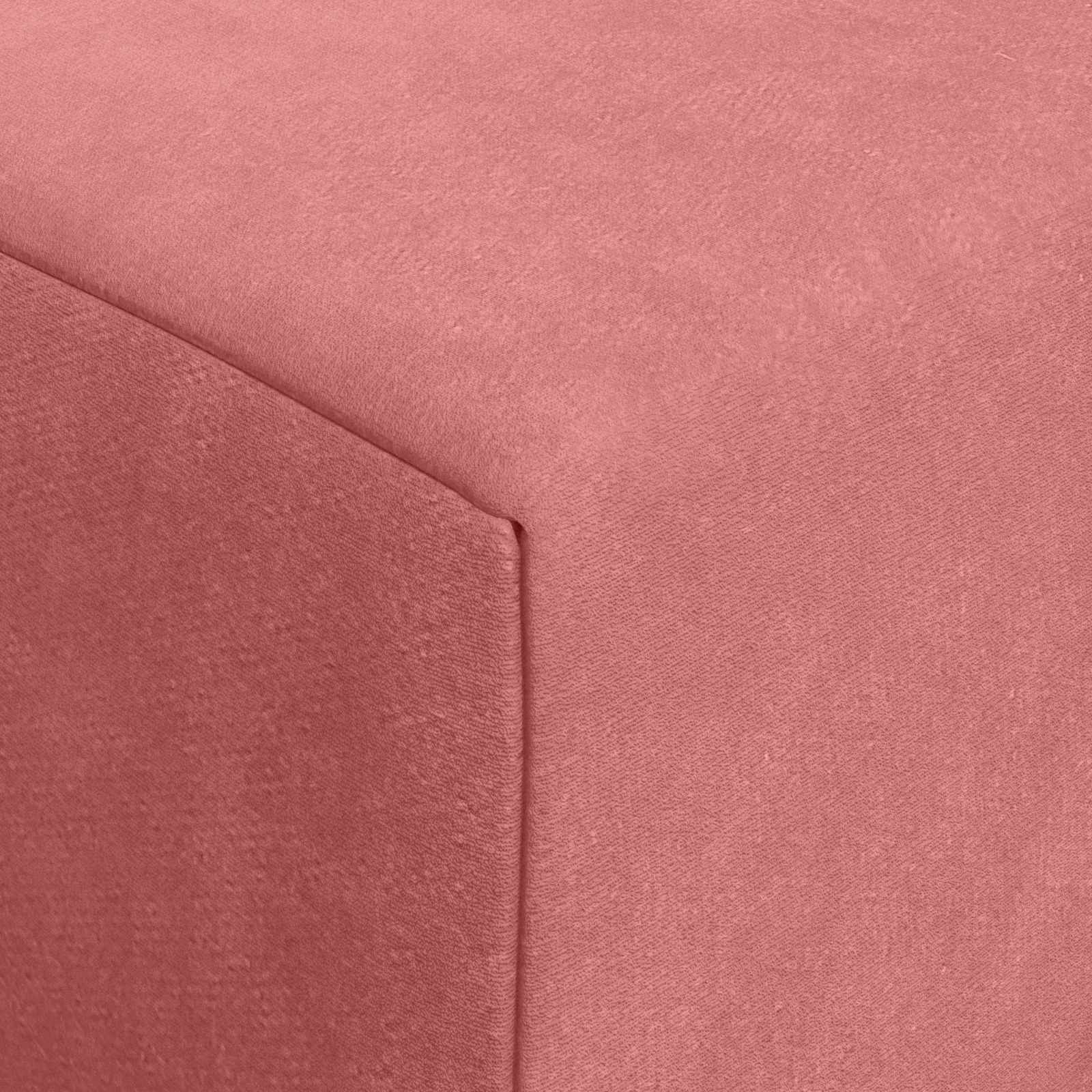 Vouwbare Bankbed Roze 200 x 70 x 10 cm Fluweel – afbeelding 6