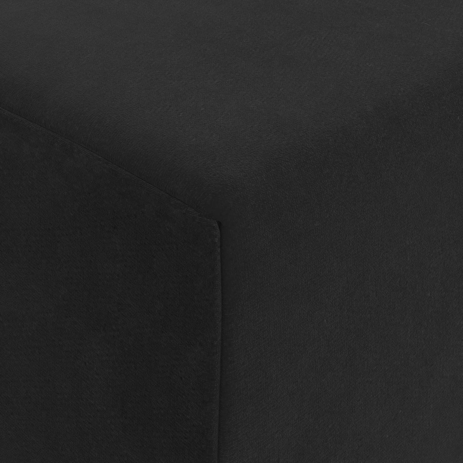 Vouwbare Bankbed Zwart 200 x 70 x 10 cm Fluweel – afbeelding 6