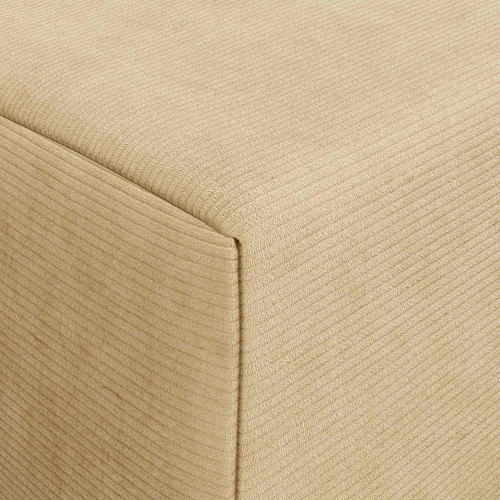Vouwbare Bankbed Lichtgroen Grijs 200 x 70 x 10 cm Katoen Stof – afbeelding 6