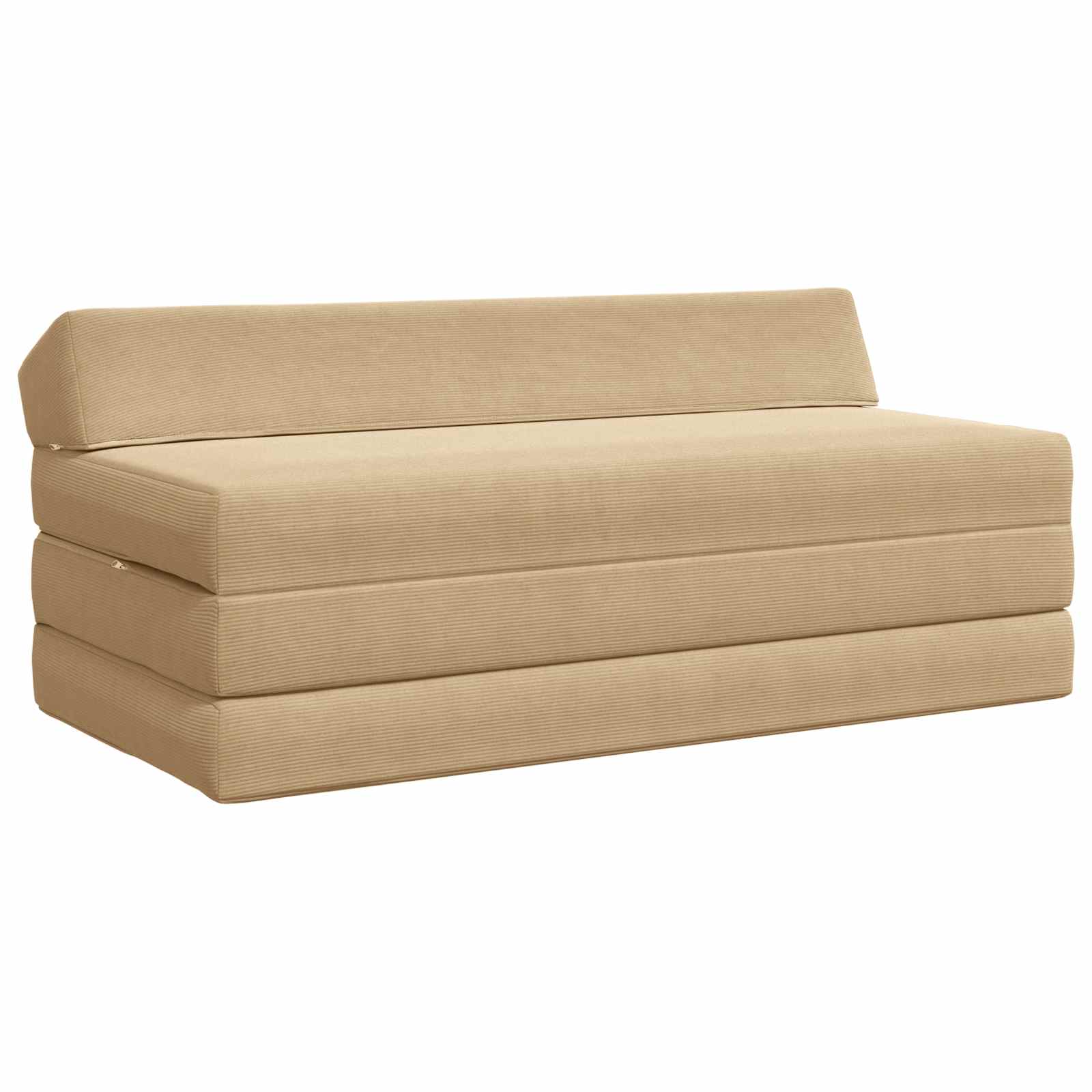 Vouwbare Bankbed Groen Grijs 120 x 60 x 49 cm Stof – afbeelding 1