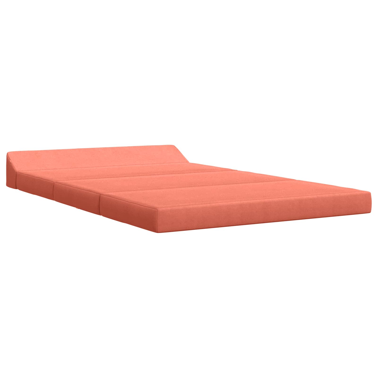 Vouwbare Bankbed Rood-oranje 120 x 60 x 49 cm Stof – afbeelding 2