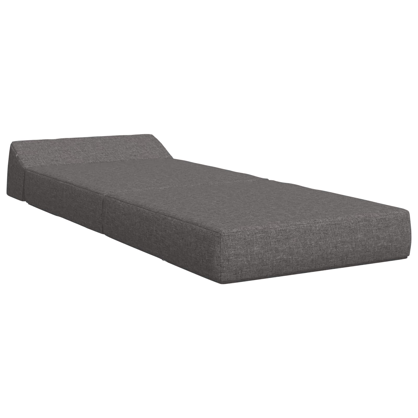 Vouwbare Bankbed Lichtgrijs 60 x 70 x 41 cm Stof – afbeelding 3