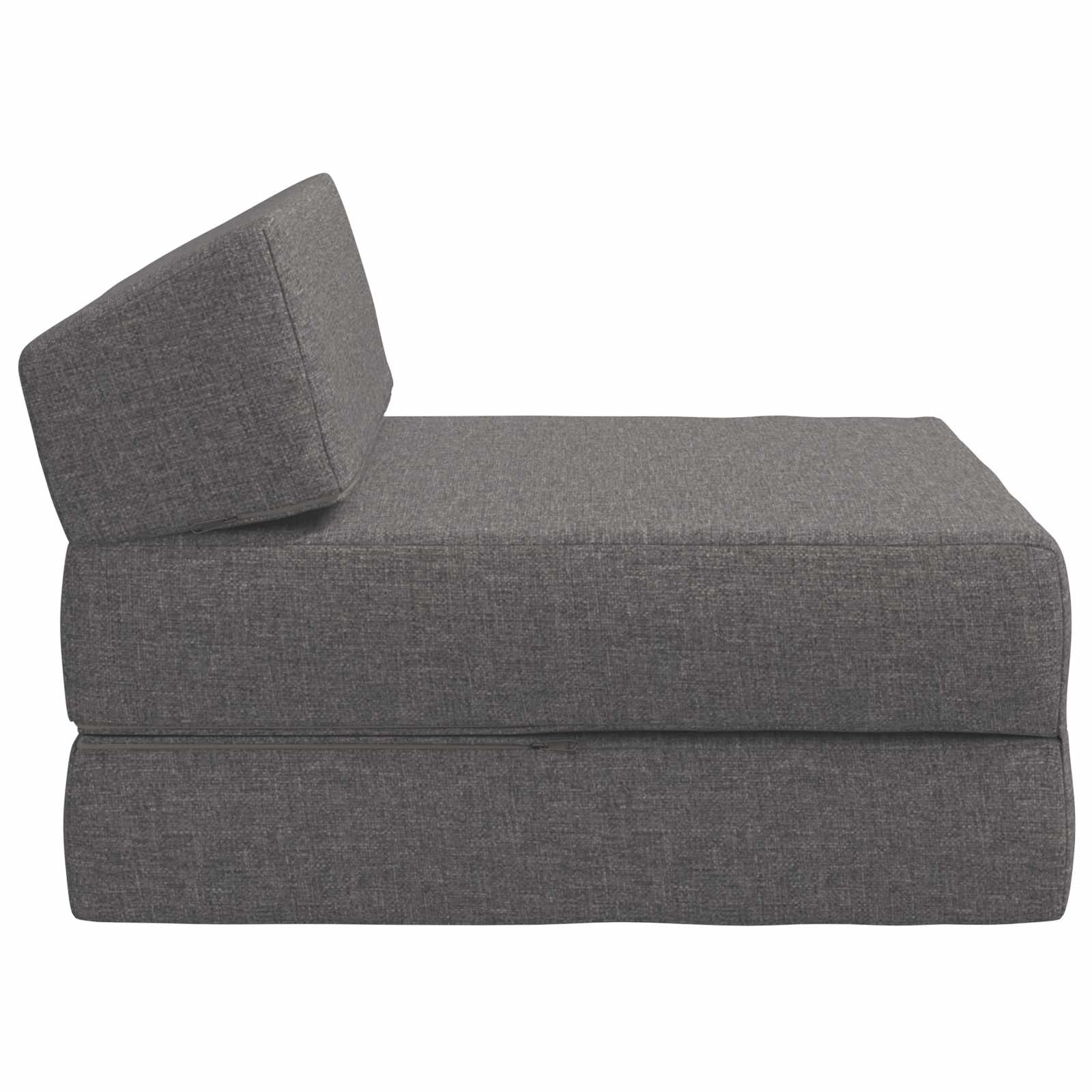 Vouwbare Bankbed Lichtgrijs 60 x 70 x 41 cm Stof – afbeelding 4