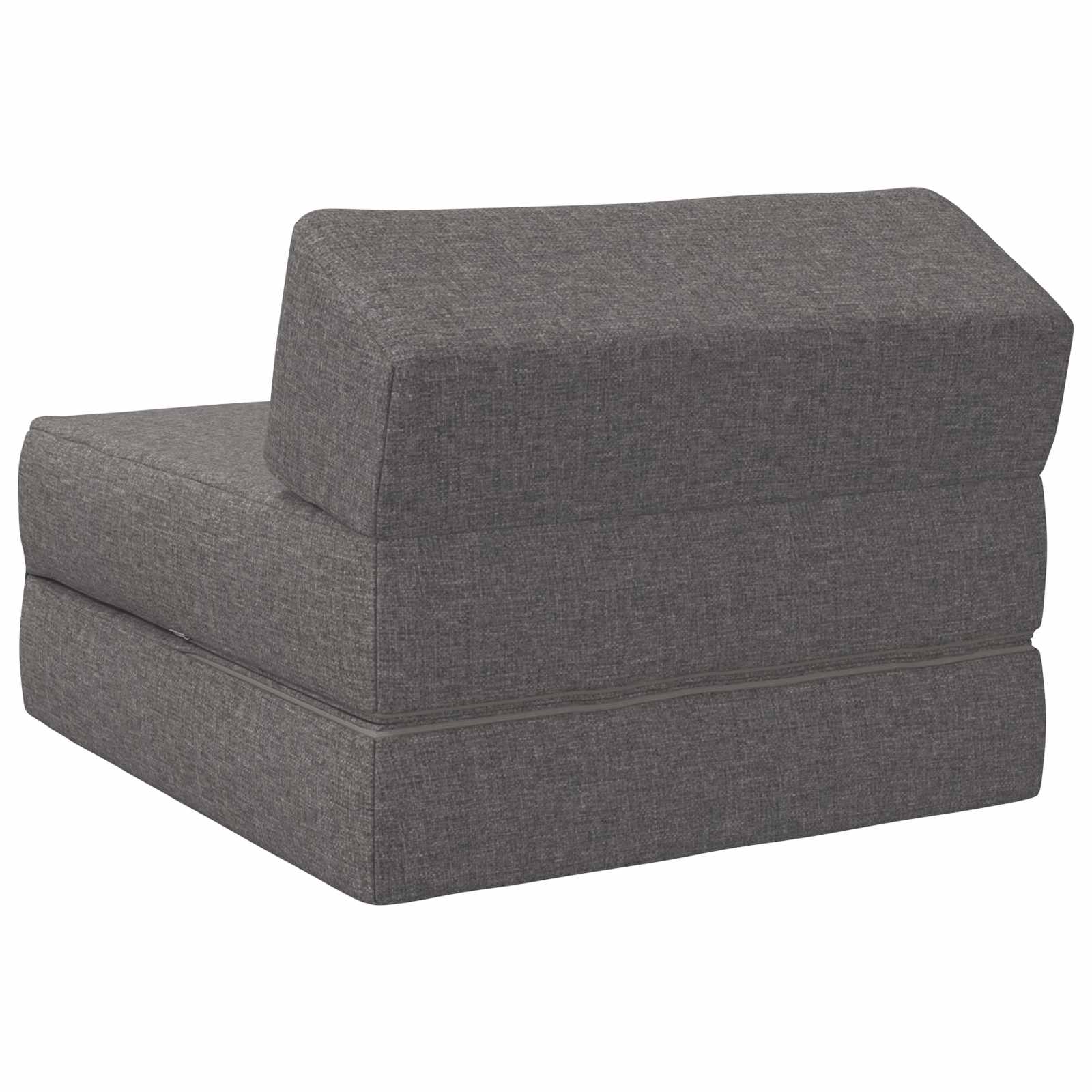 Vouwbare Bankbed Lichtgrijs 60 x 70 x 41 cm Stof – afbeelding 5