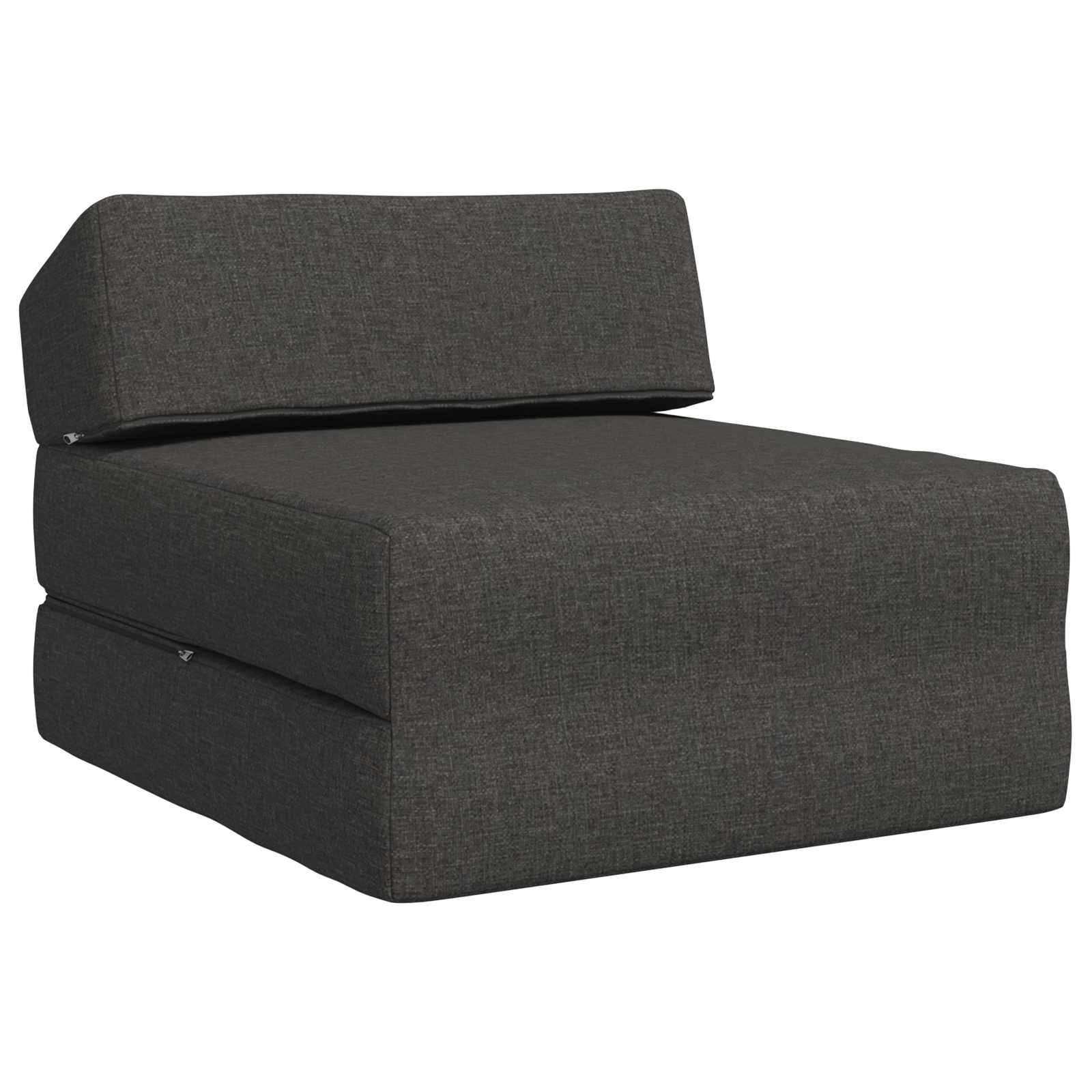 Vouwbare Bankbed Donkergrijs 60 x 70 x 41 cm Stof – afbeelding 2