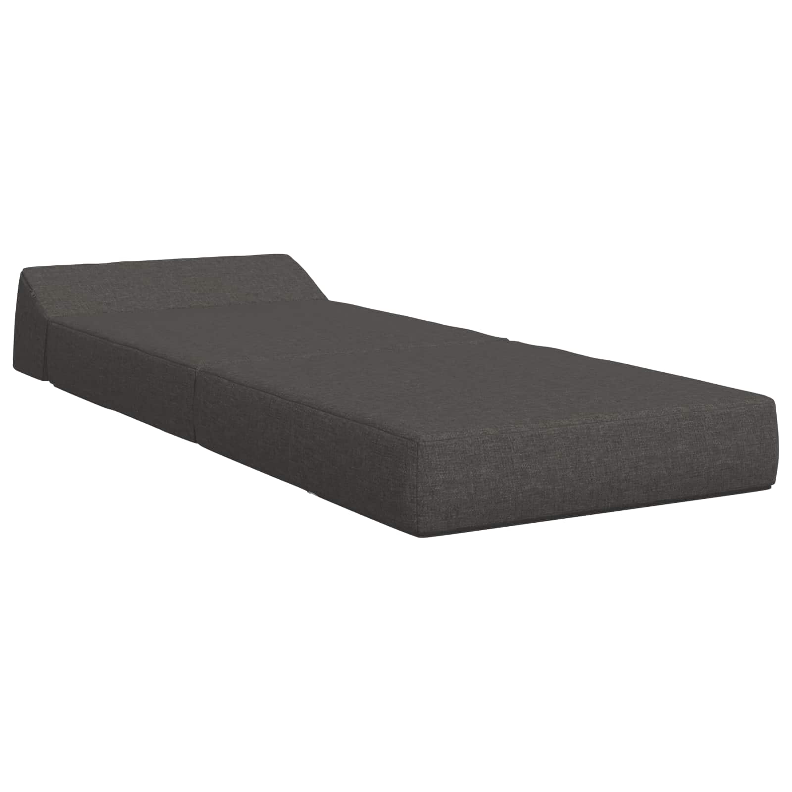 Vouwbare Bankbed Donkergrijs 60 x 70 x 41 cm Stof – afbeelding 3