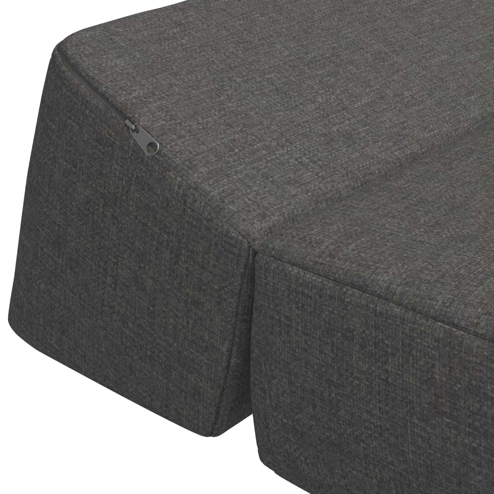 Vouwbare Bankbed Donkergrijs 60 x 70 x 41 cm Stof – afbeelding 6