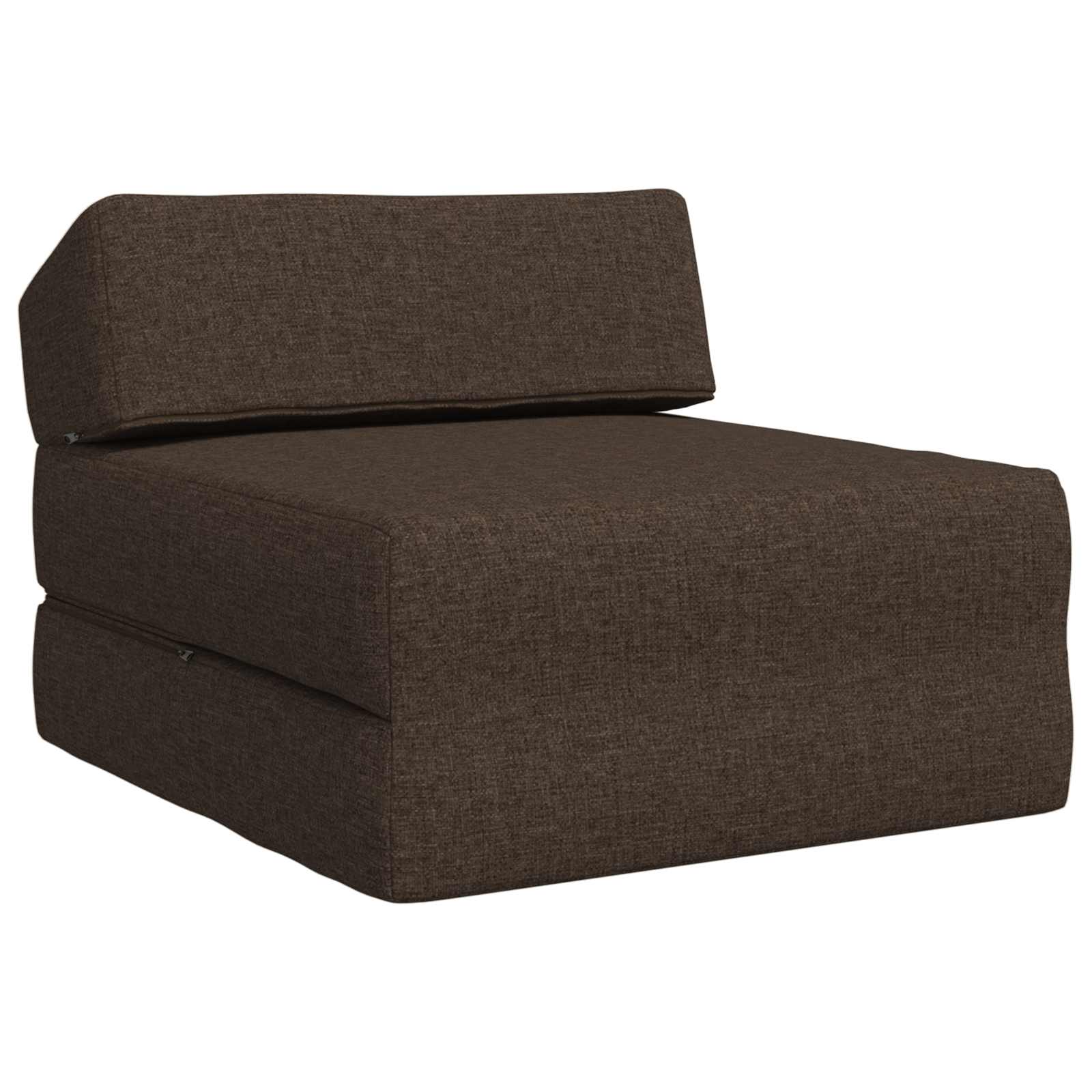 Vouwbare Bankbed Taupe 60 x 70 x 41 cm Stof – afbeelding 2