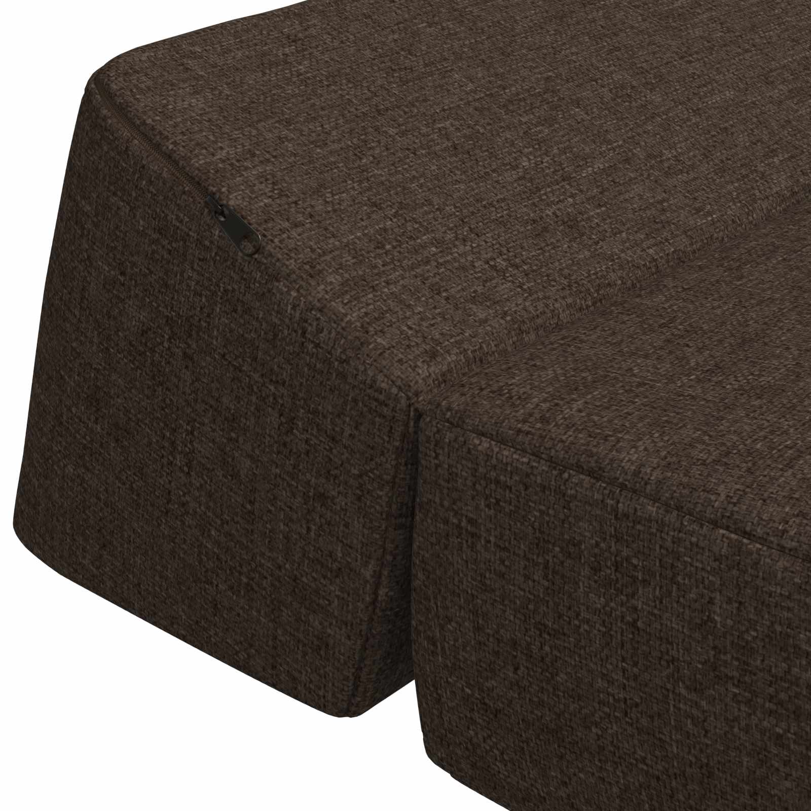 Vouwbare Bankbed Taupe 60 x 70 x 41 cm Stof – afbeelding 6