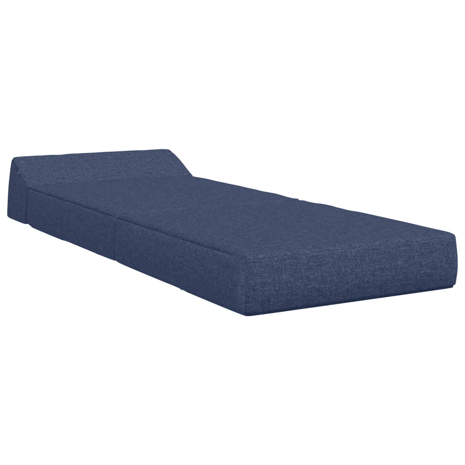 Vouwbare Bankbed Blauw 60 x 70 x 41 cm Stof – afbeelding 3