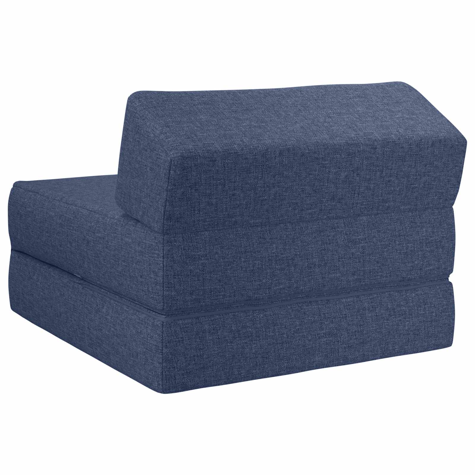 Vouwbare Bankbed Blauw 60 x 70 x 41 cm Stof – afbeelding 5