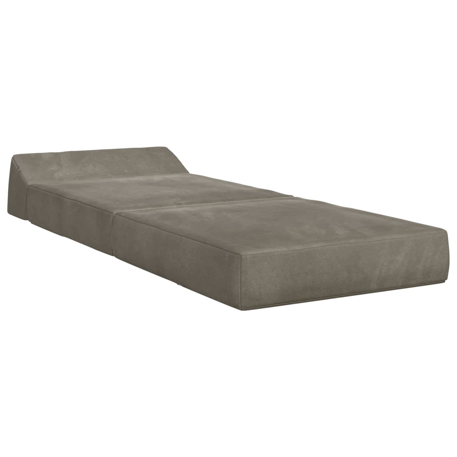 Vouwbare Bankbed Lichtgrijs 60 x 70 x 41 cm Stof – afbeelding 3