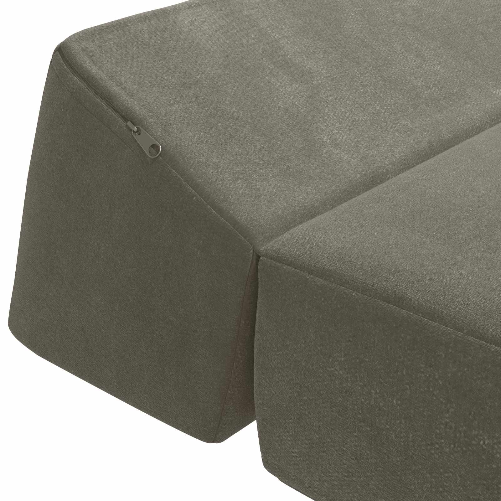 Vouwbare Bankbed Lichtgrijs 60 x 70 x 41 cm Stof – afbeelding 6