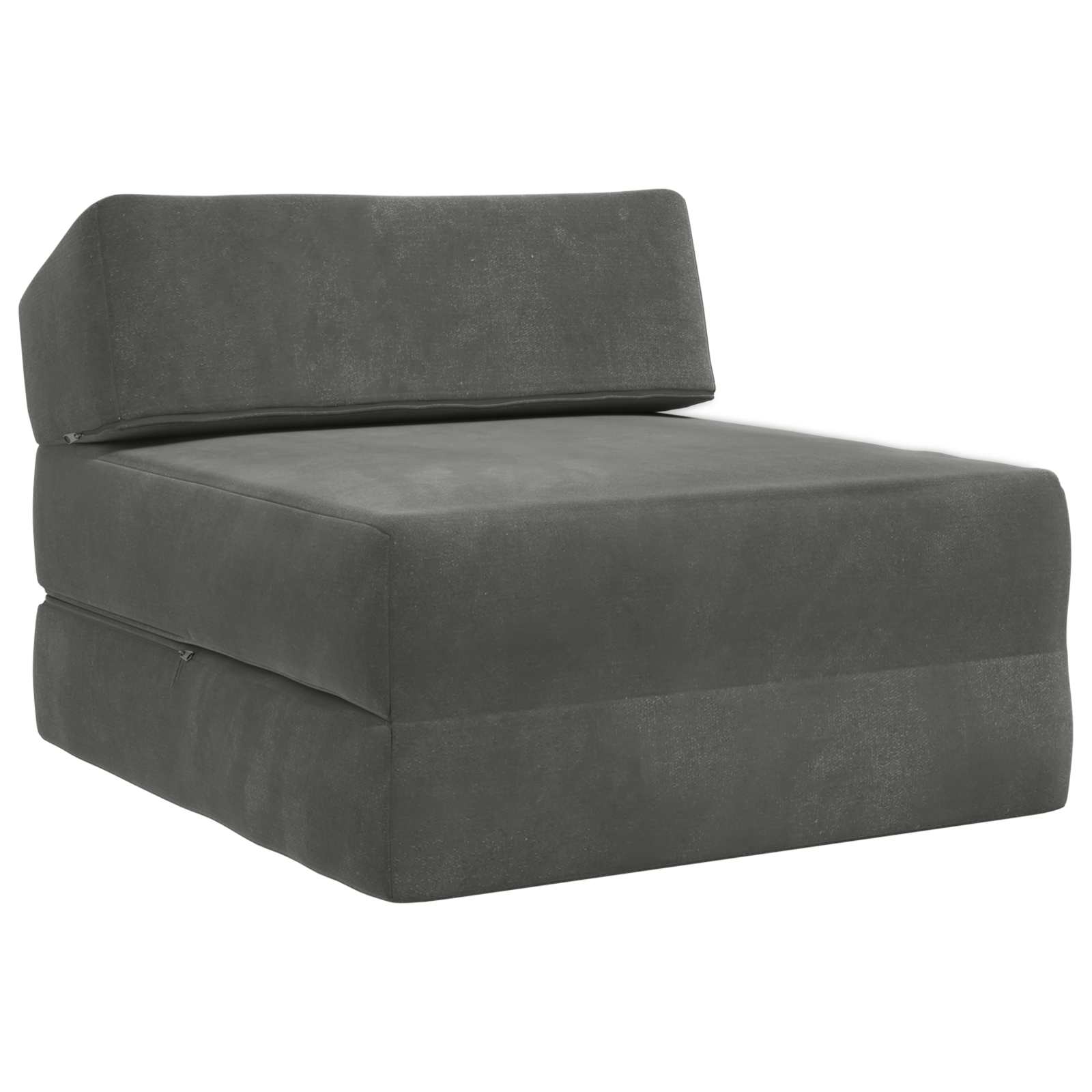 Vouwbare Bankbed Donkergrijs 60 x 70 x 41 cm Stof – afbeelding 2