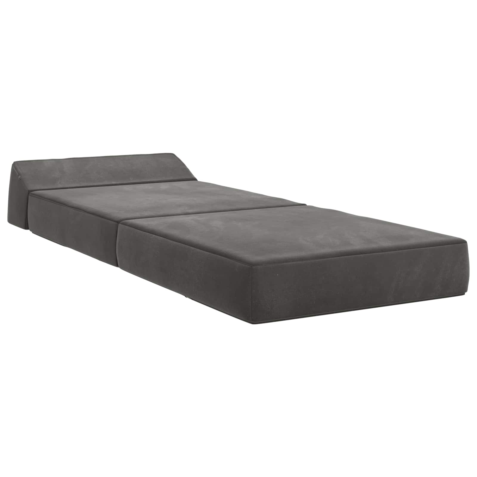 Vouwbare Bankbed Donkergrijs 60 x 70 x 41 cm Stof – afbeelding 3