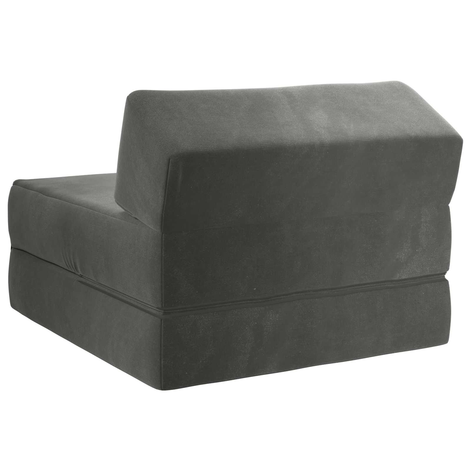 Vouwbare Bankbed Donkergrijs 60 x 70 x 41 cm Stof – afbeelding 5