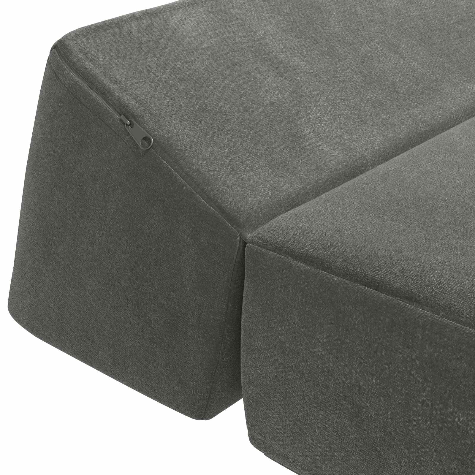 Vouwbare Bankbed Donkergrijs 60 x 70 x 41 cm Stof – afbeelding 6