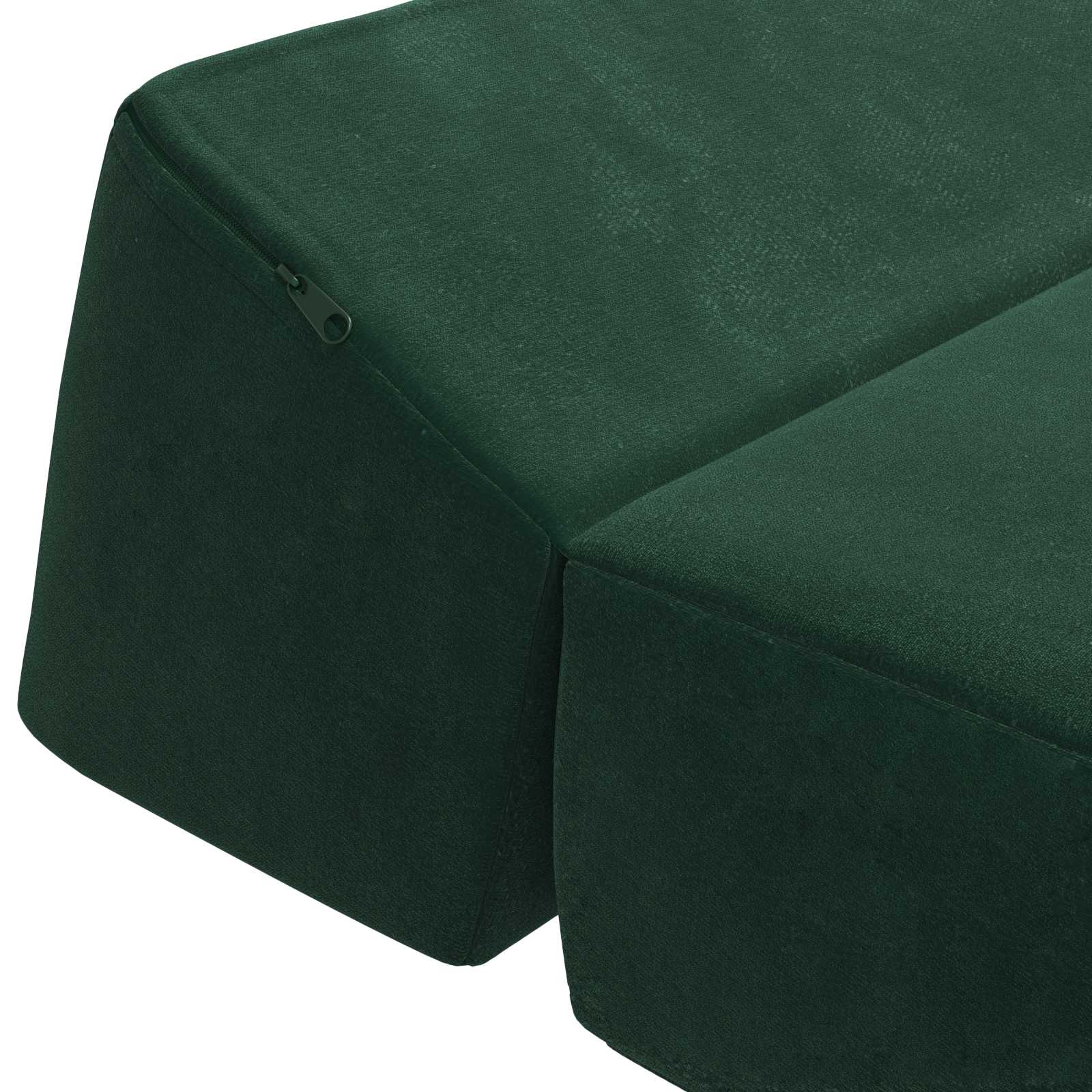 Vouwbare Bankbed Donkergroen 60 x 70 x 41 cm Stof – afbeelding 6