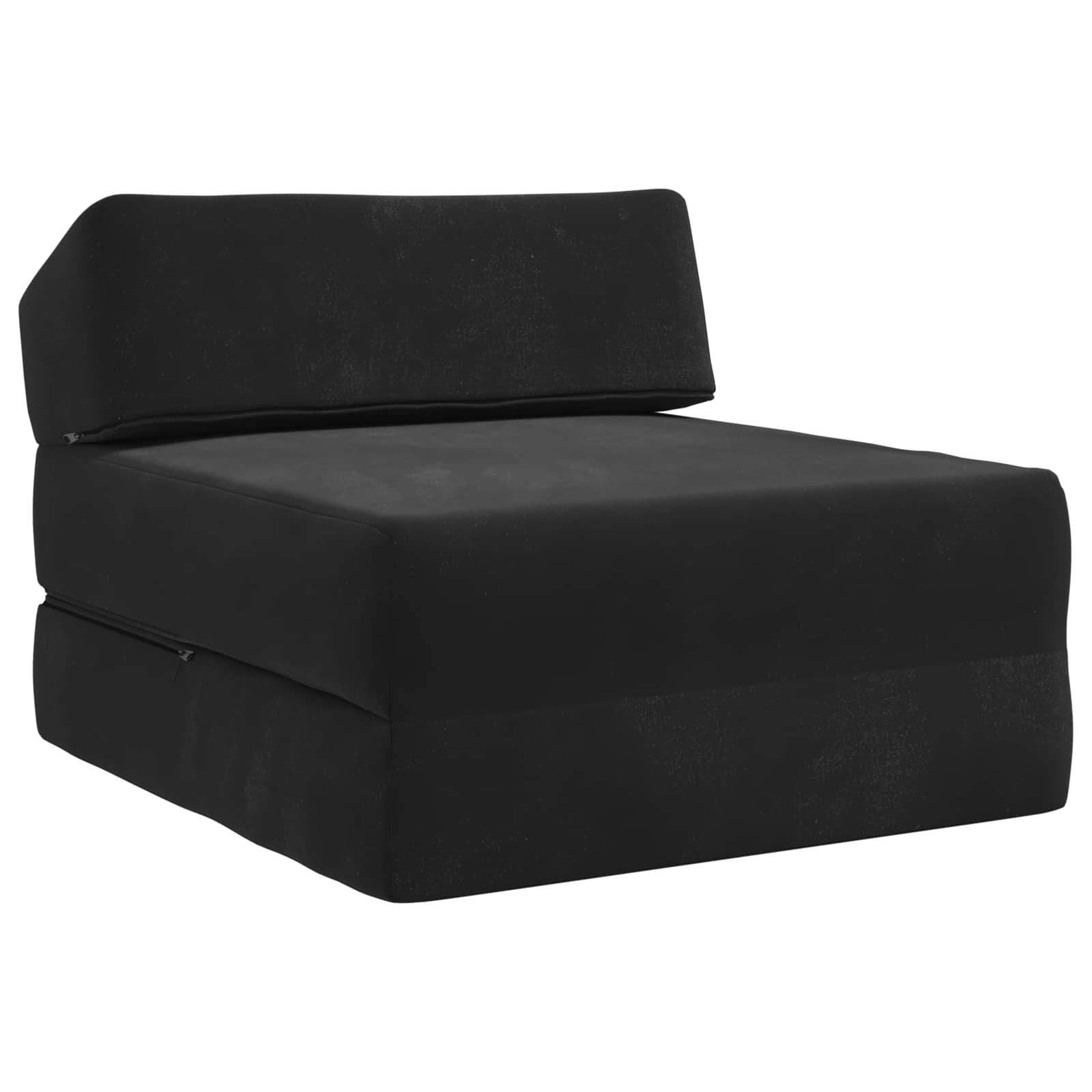 Vouwbare Bankbed Zwart 60 x 70 x 41 cm Stof – afbeelding 2