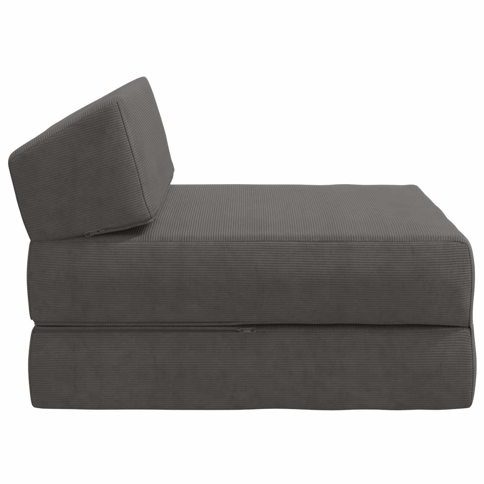 Vouwbare Bankbed Donkergrijs 60 x 70 x 41 cm Stof – afbeelding 4
