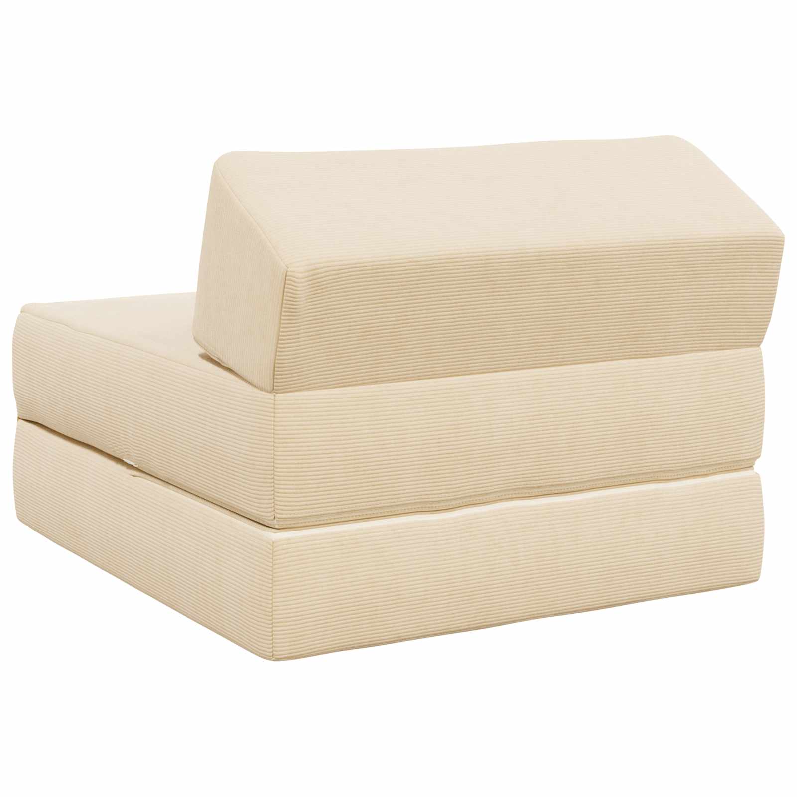 Vouwbare Bankbed Crèmekleurig 60 x 70 x 41 cm Stof – afbeelding 5